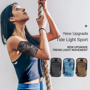 Outdoor sports equipment waterproof mobile phone arm bag fitness running wrist bag arm