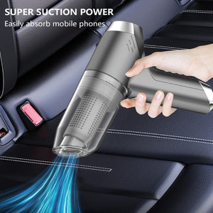 Wireless car vacuum cleaner small handheld blowing and suction dual-use with super large suction power for locomotives 