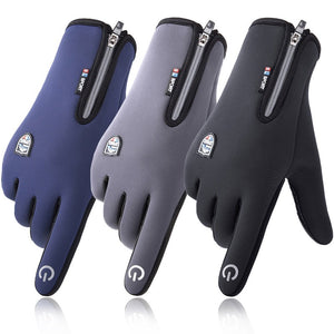 Winter Fleece Thermal Warm Outdoor Gloves Touchscreen Waterproof Cycling Bicycle Windproof Glo 